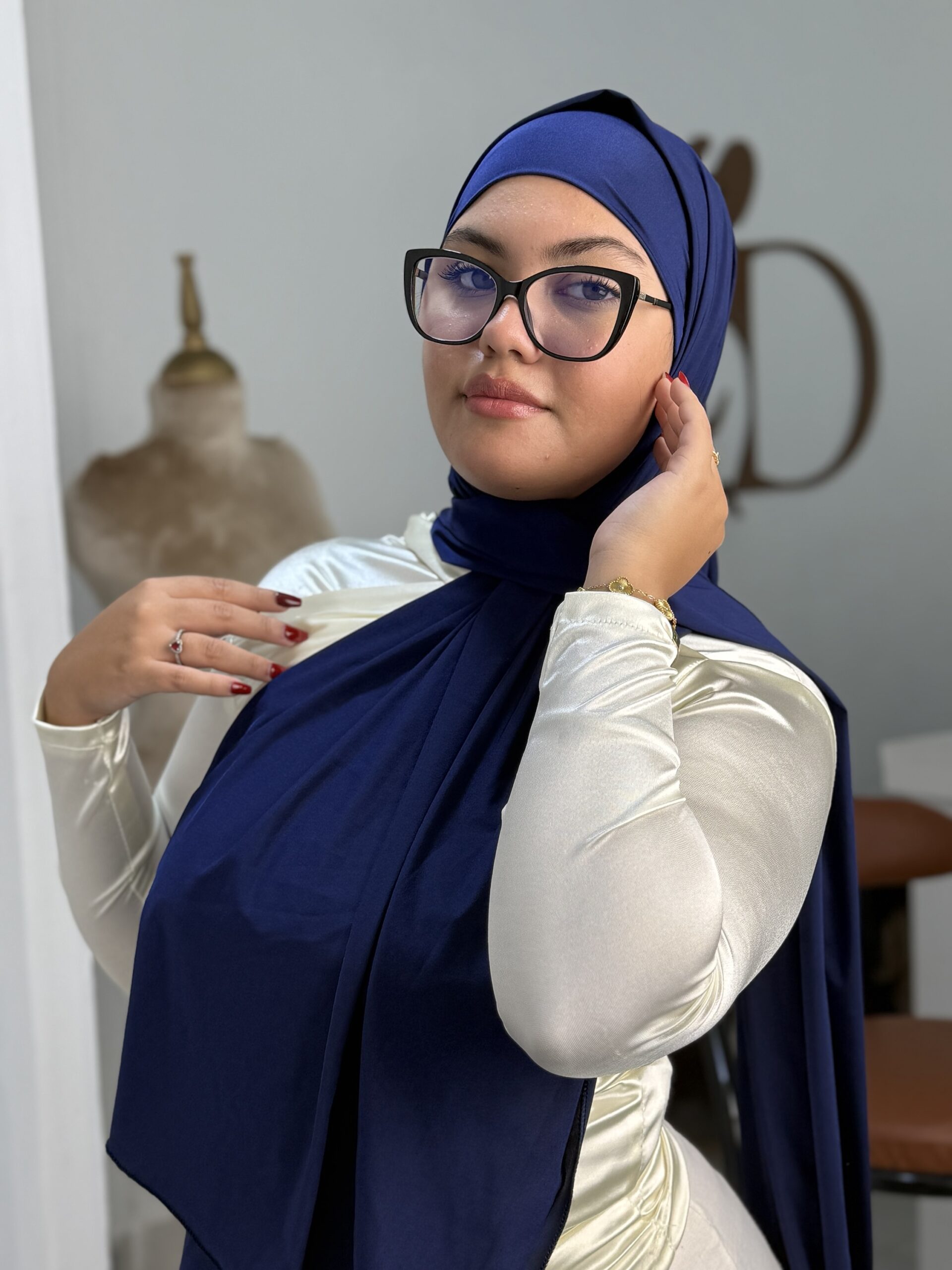 Alternative view of Foulard express bleu