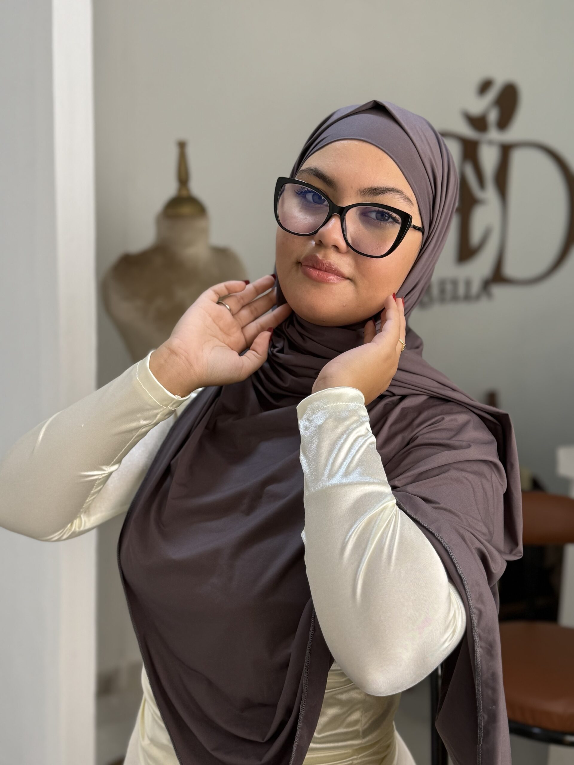 Foulard express en gris