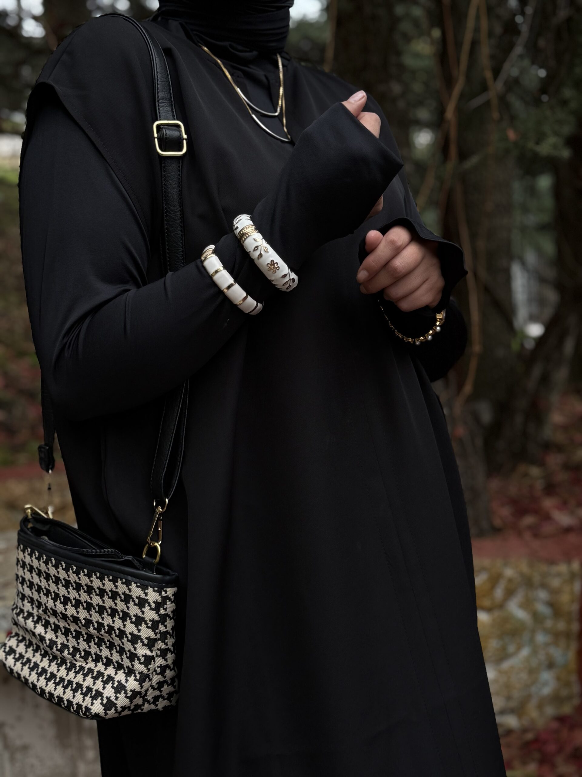 Robe HIJAB CORIENNE EN NOIR – Image 6