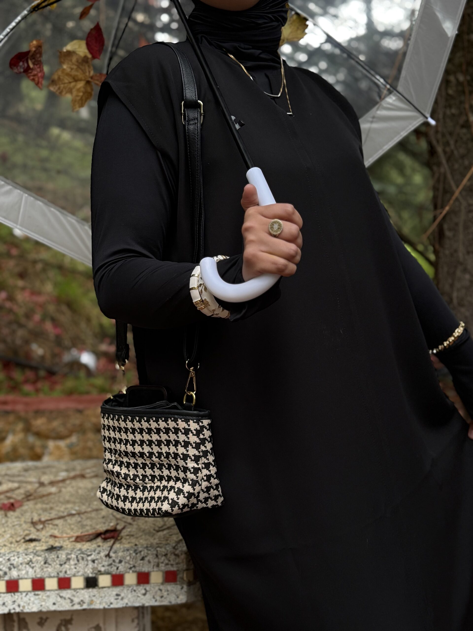 Robe HIJAB CORIENNE EN NOIR – Image 5