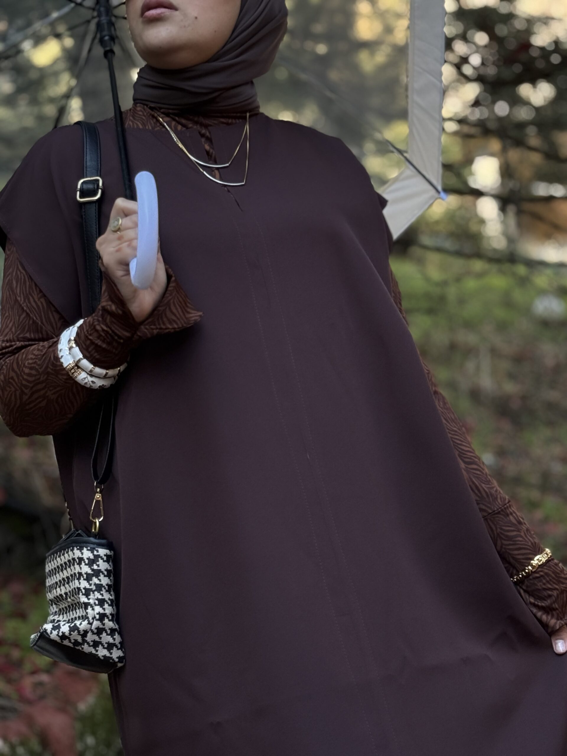 Alternative view of Robe HIJAB CORIENNE  Marron