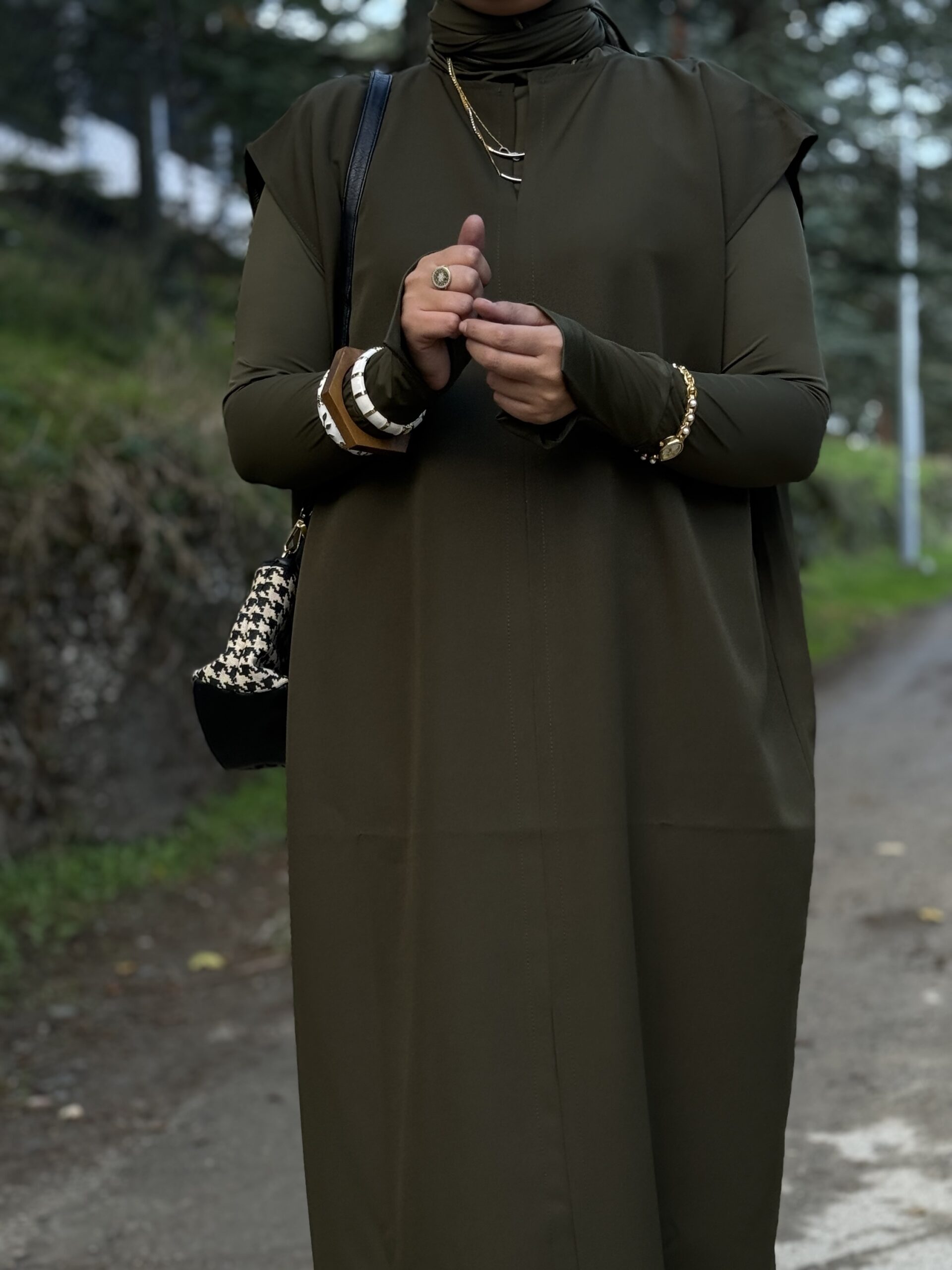 Robe HIJAB CORIENNE VERT – Image 8