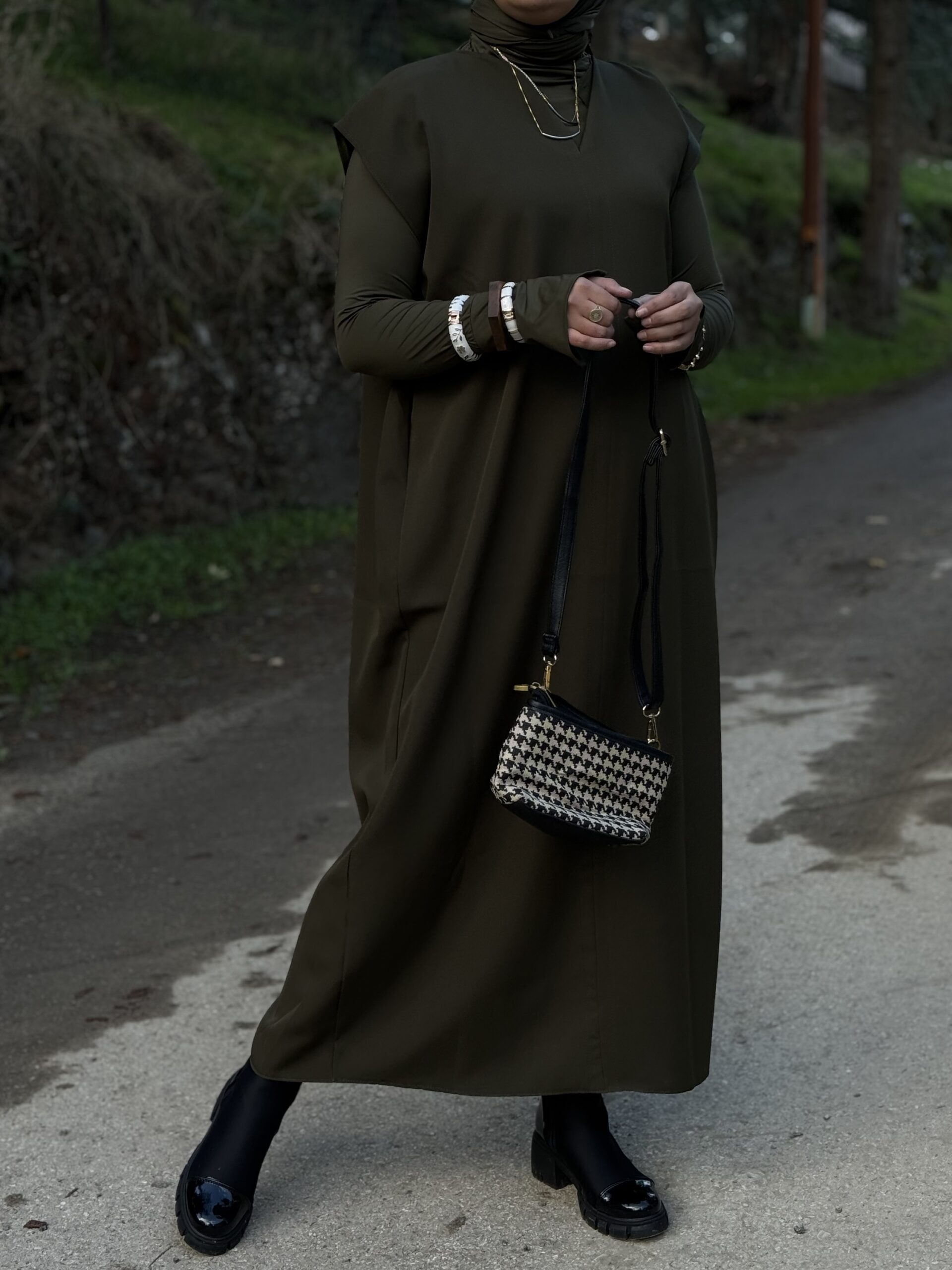 Robe HIJAB CORIENNE VERT – Image 4