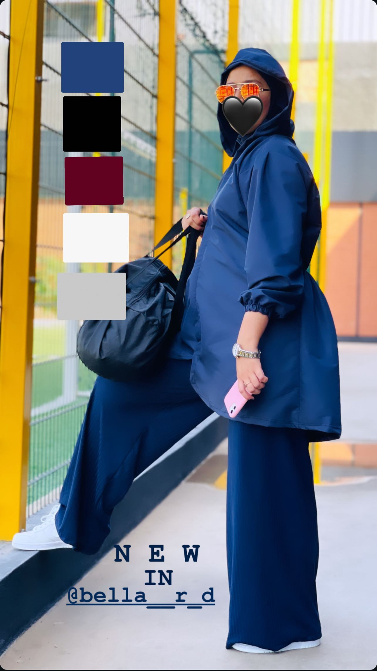 Pantalon carré pour hiver Bleu