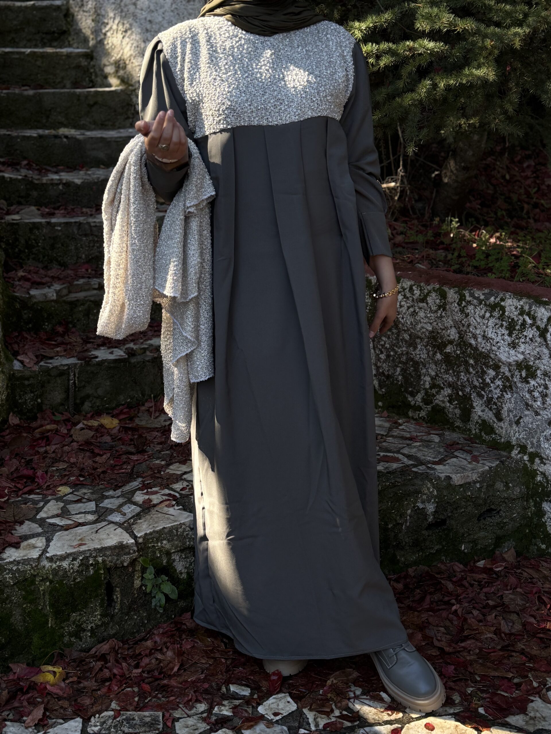 Robe Hijab la turquoise couleur vert d’eau