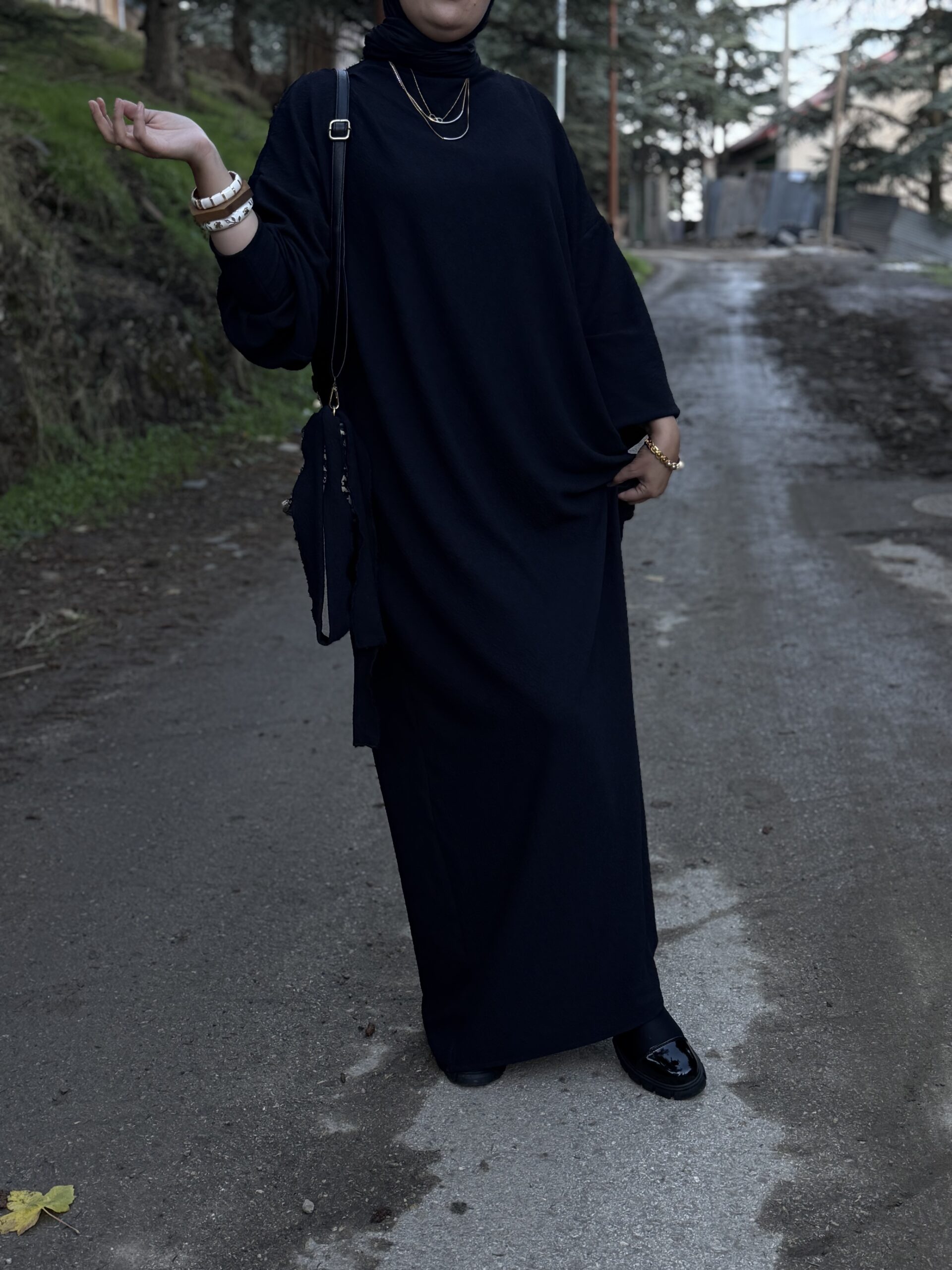 Robe basic Hiver 2026 Noir uni – Image 5