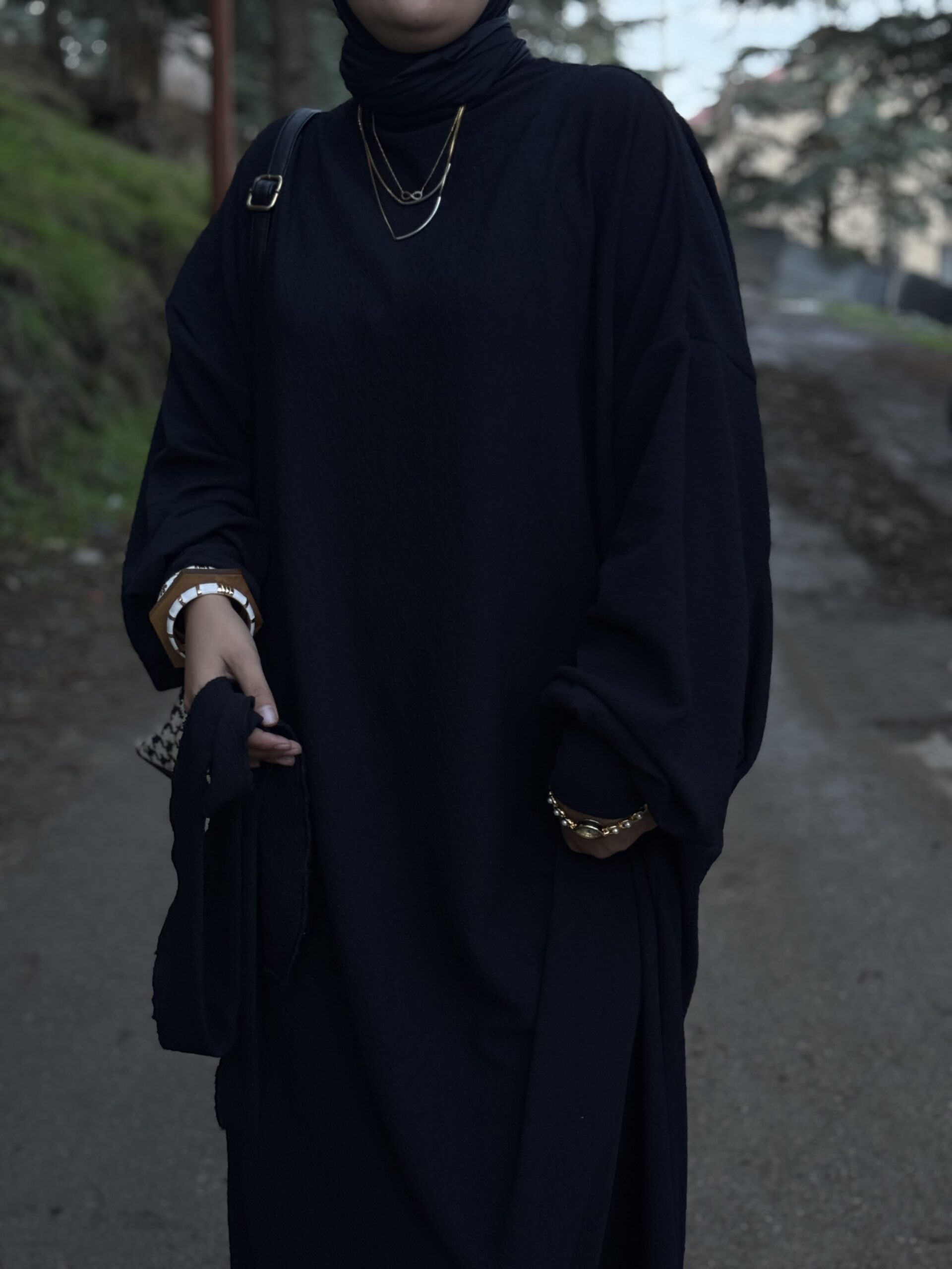 Robe basic Hiver 2026 Noir uni – Image 3