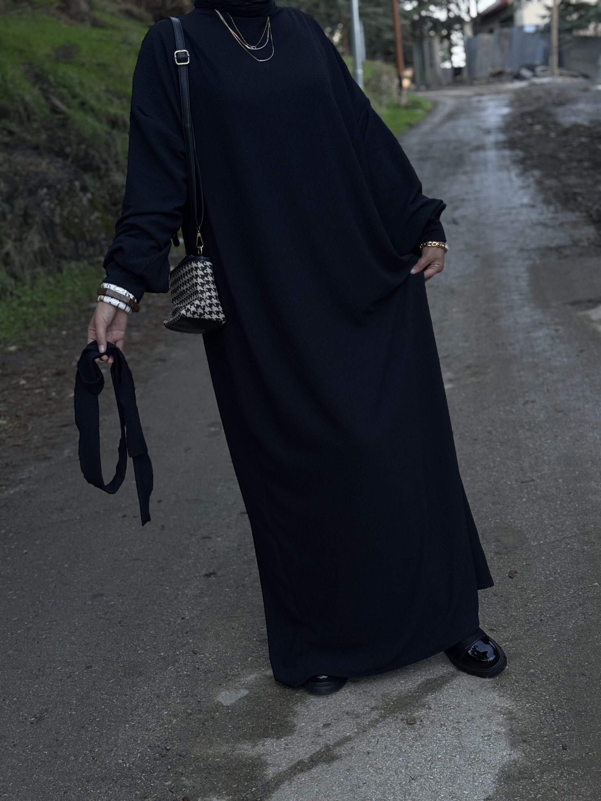 Robe basic Hiver 2026 Noir uni – Image 4