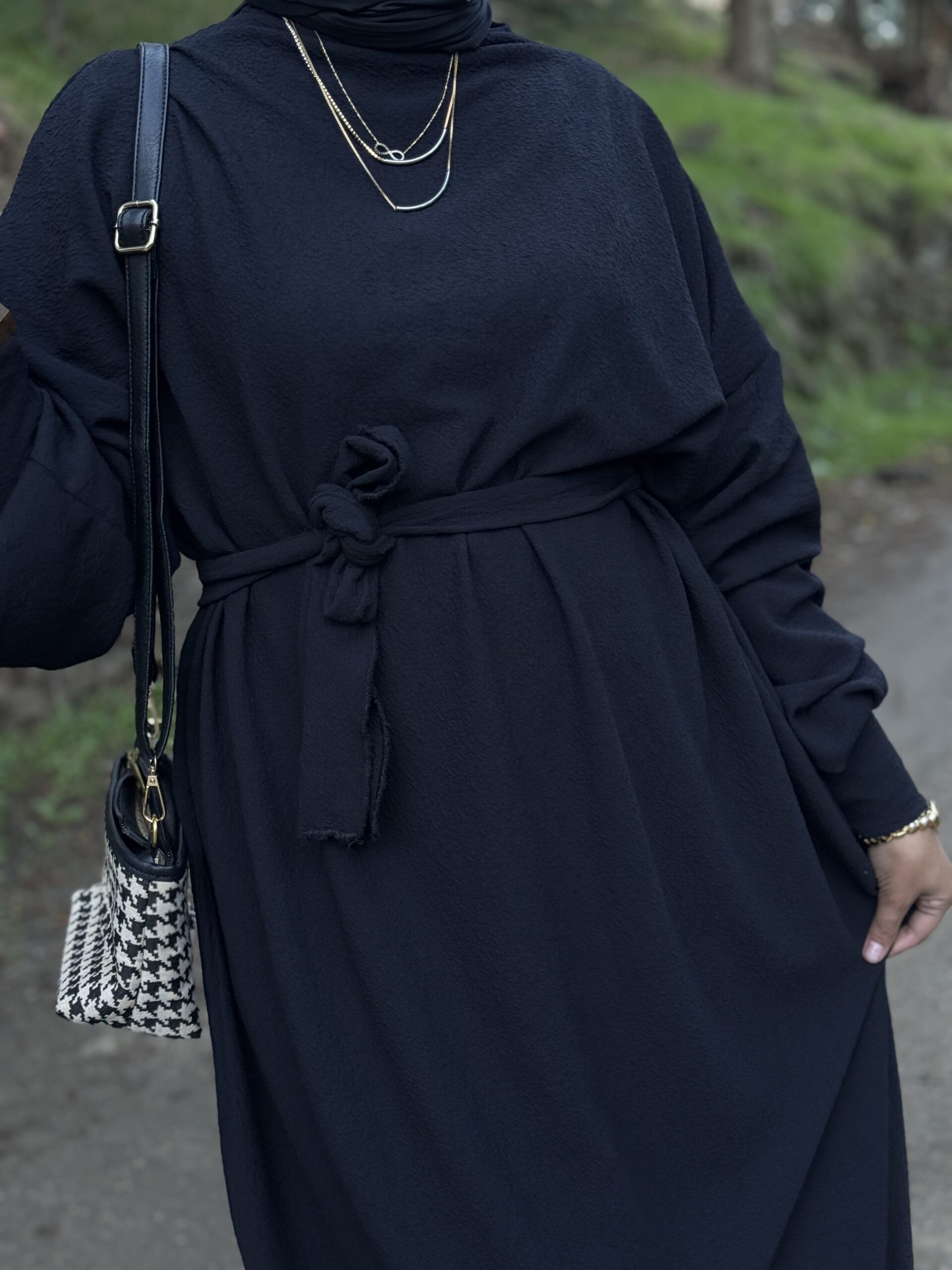 Alternative view of Robe basic Hiver 2026 Noir uni