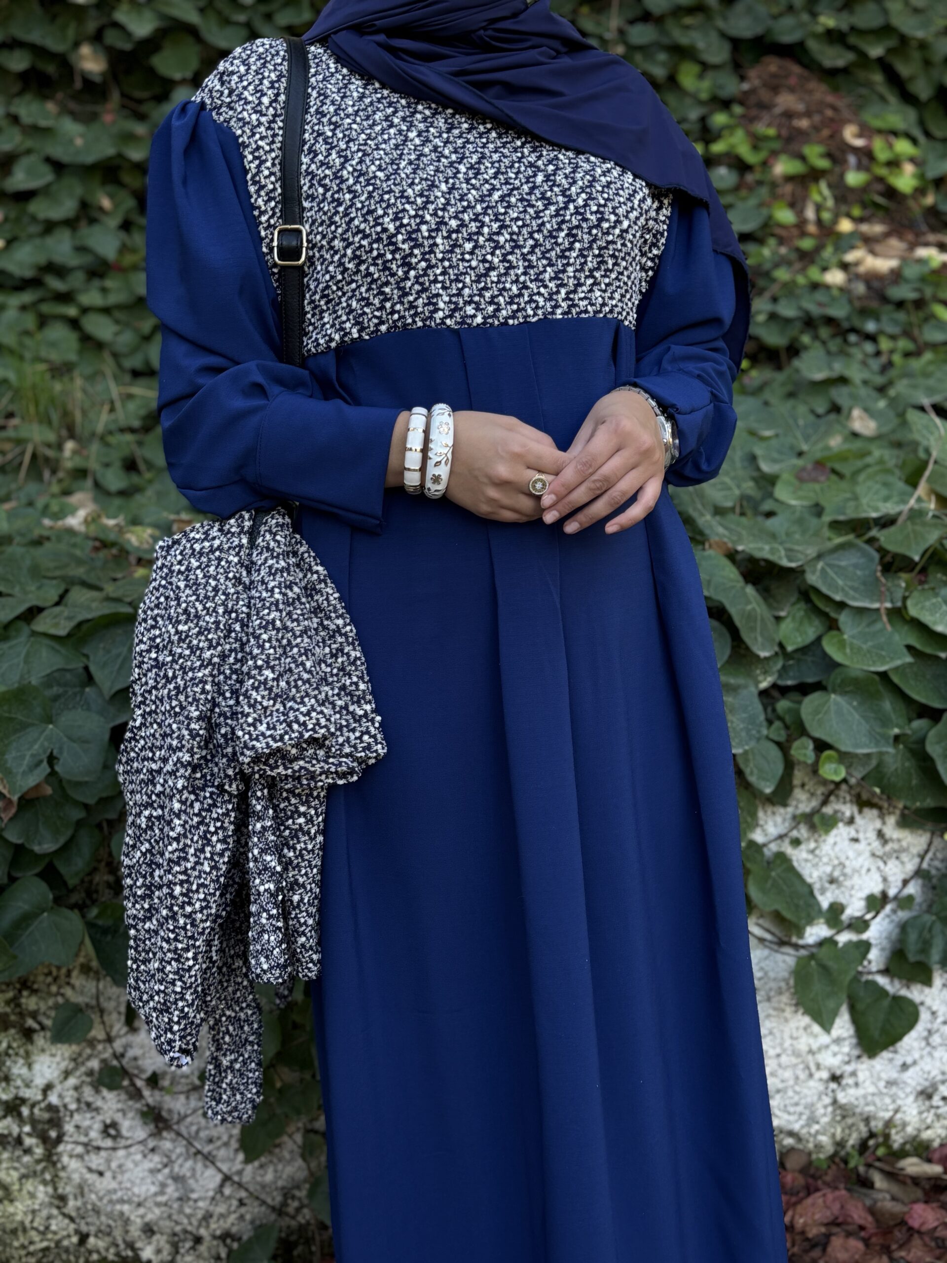 Alternative view of Robe Hijab la turquoise couleur  Bleu