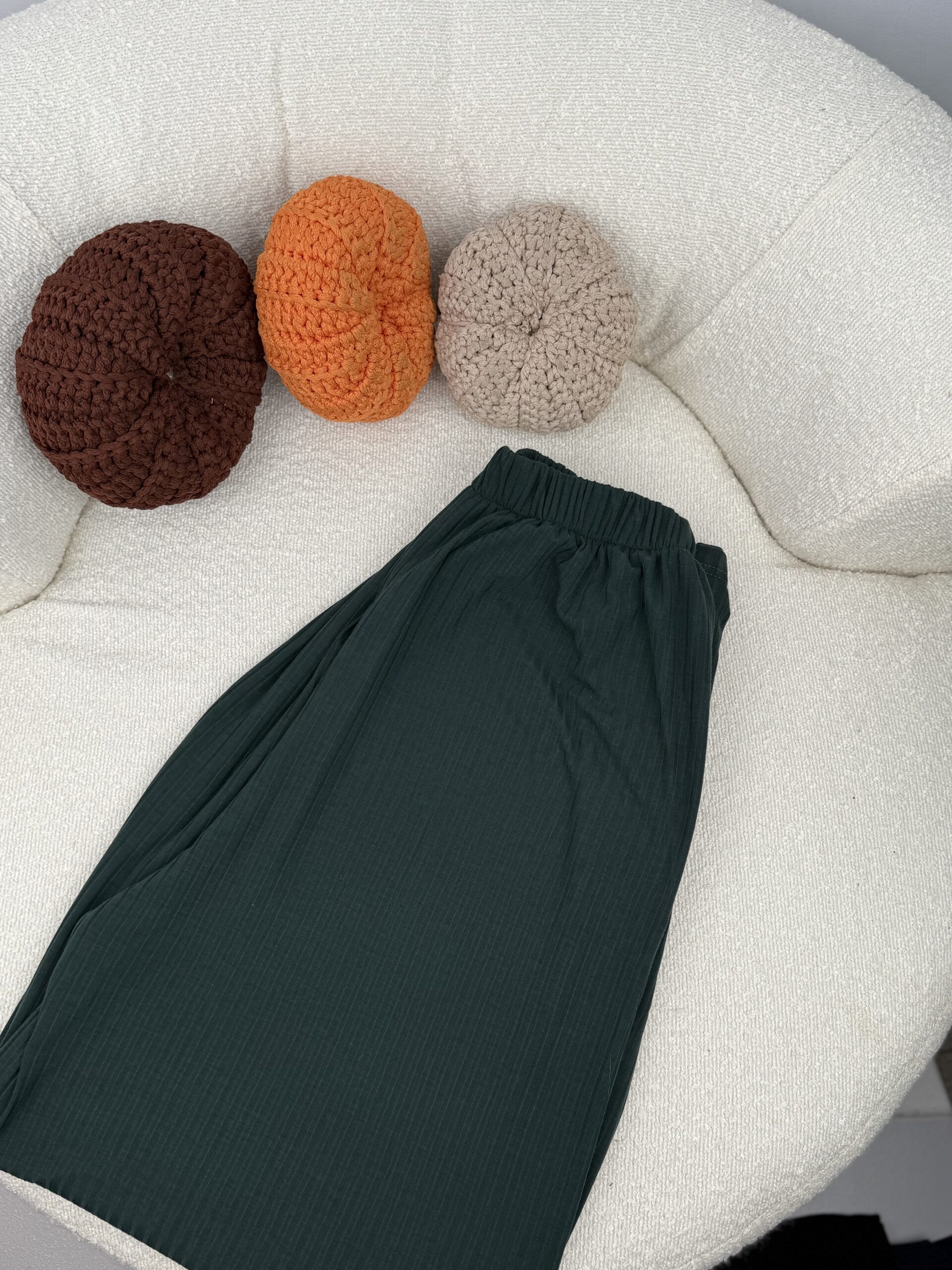 Pantalon carré pour hiver vert bouteille