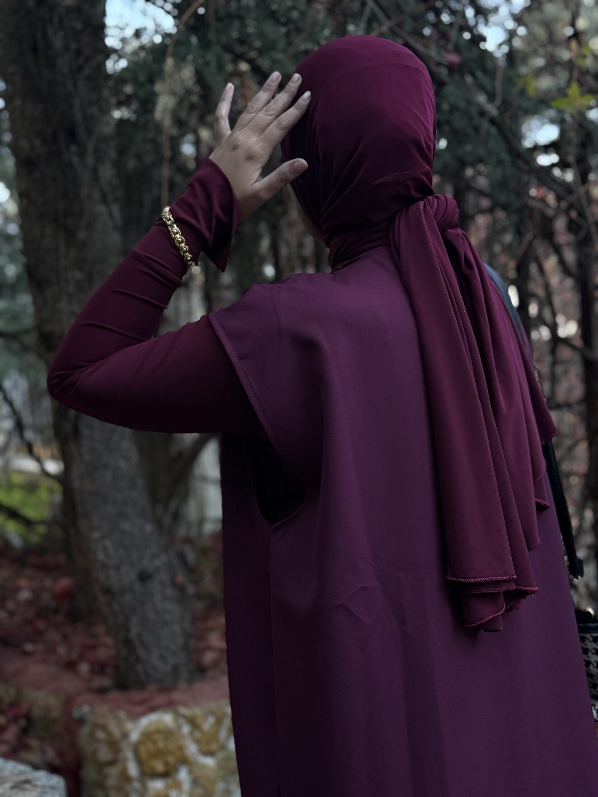 Foulard express burgundy ( bordeau )