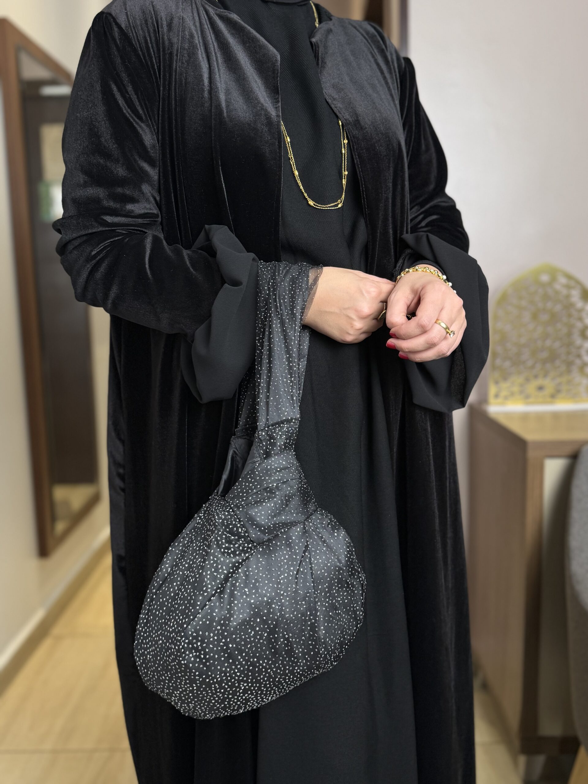 Alternative view of Abaya Cardigan  daim & Robe