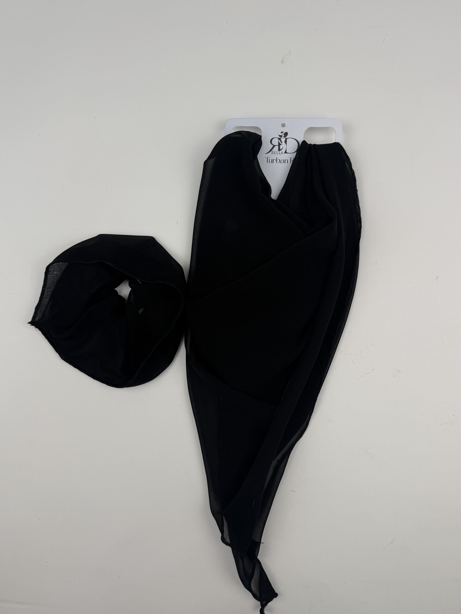 Turban uni Noir