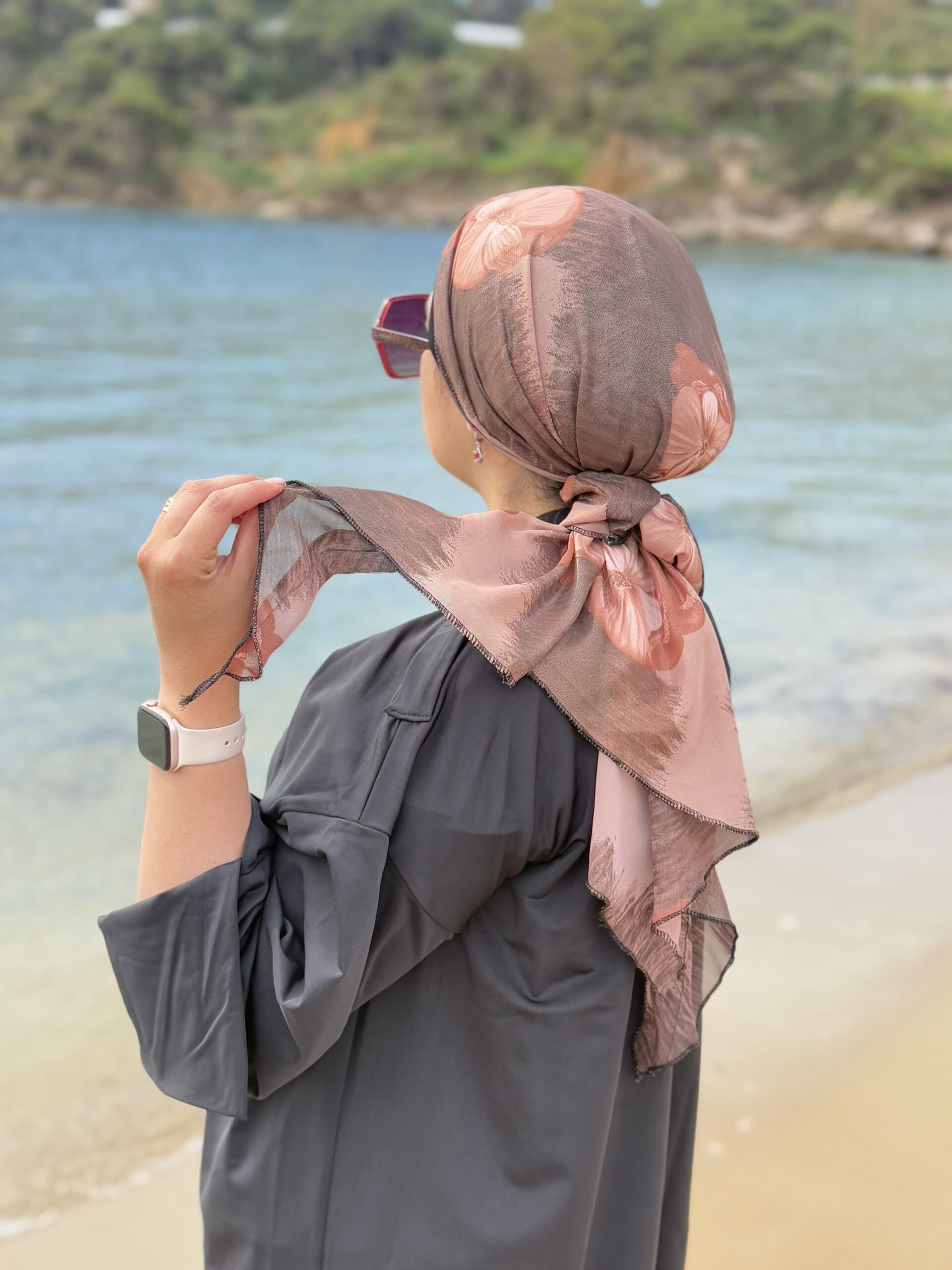 Alternative view of Turban  Glacé brique