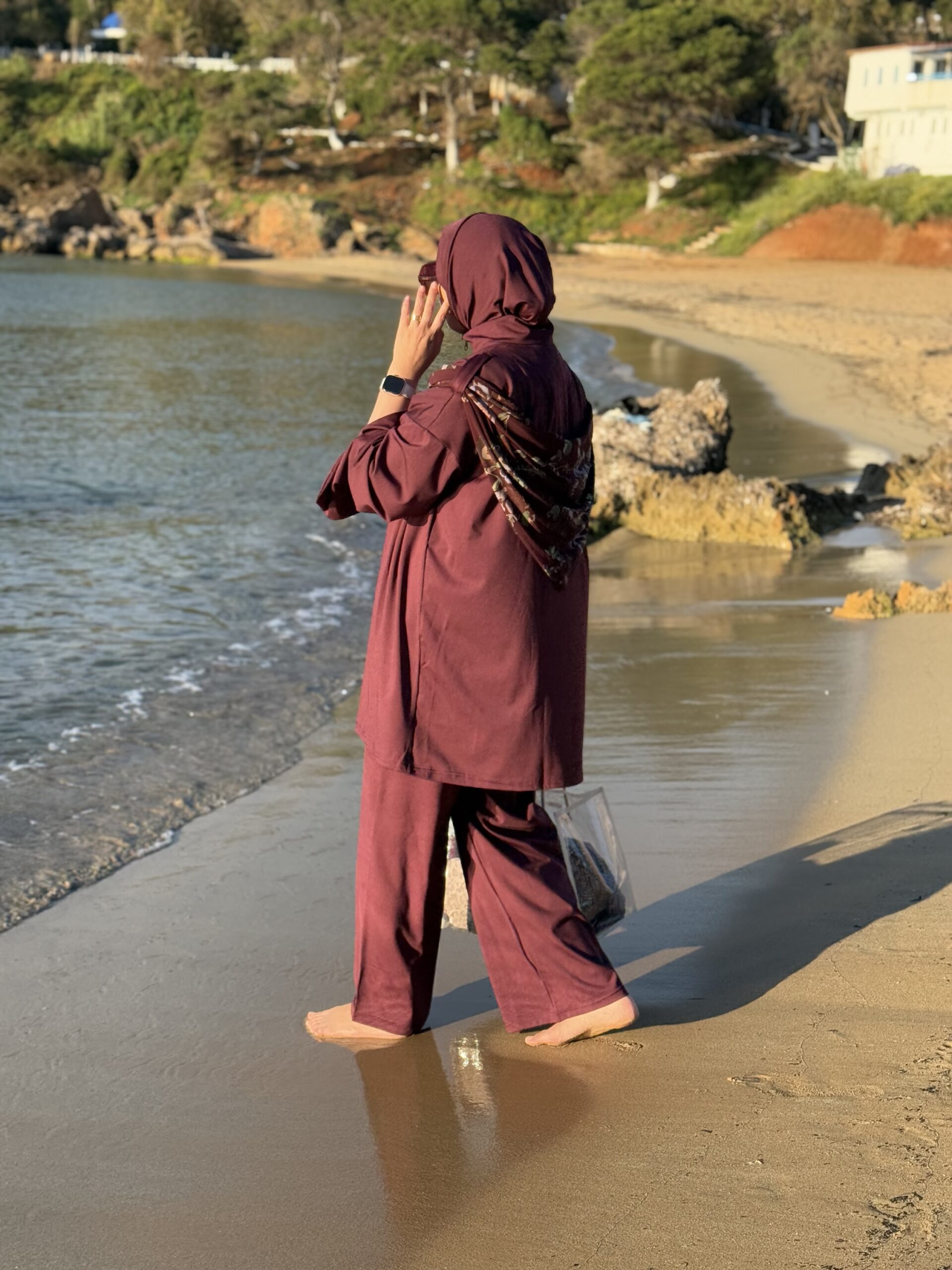 Burkini carré basic Grena