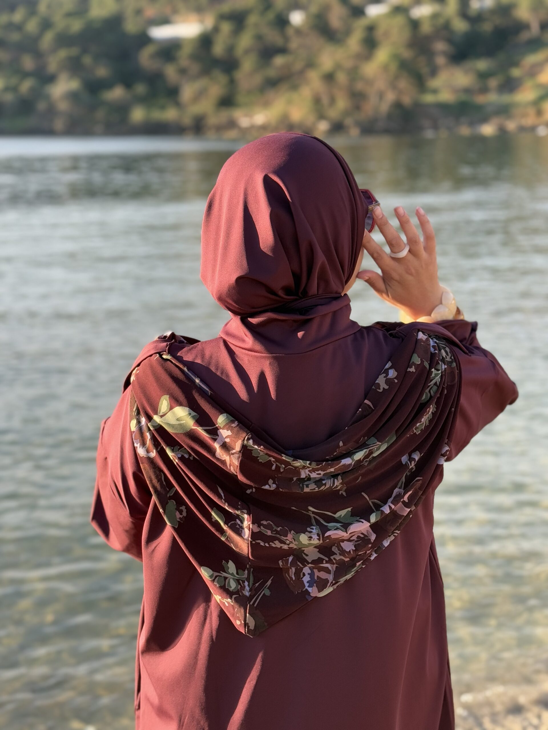 Alternative view of Burkini carré basic Grena
