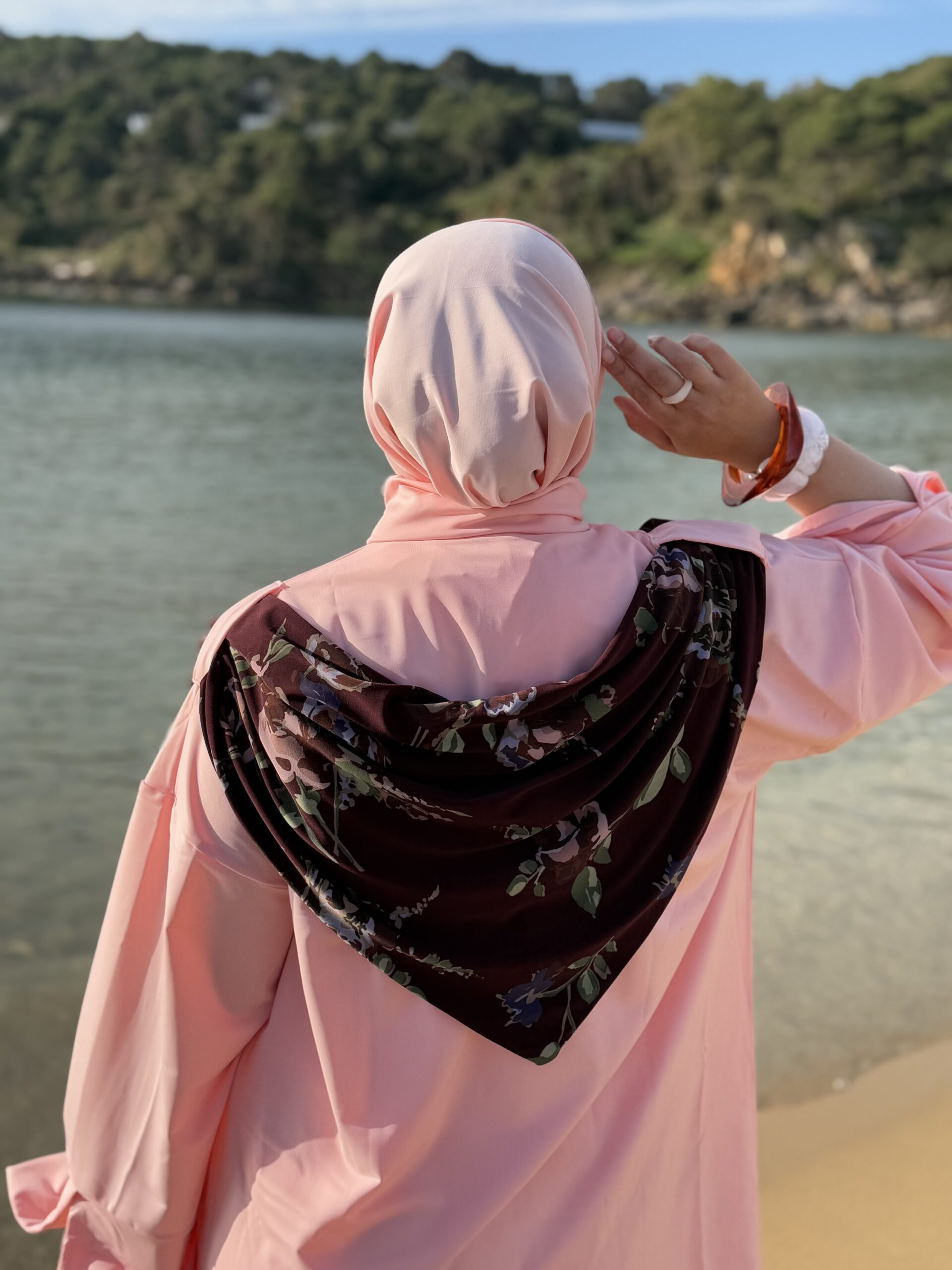 Burkini carré basic Rose Bèbè – Image 5
