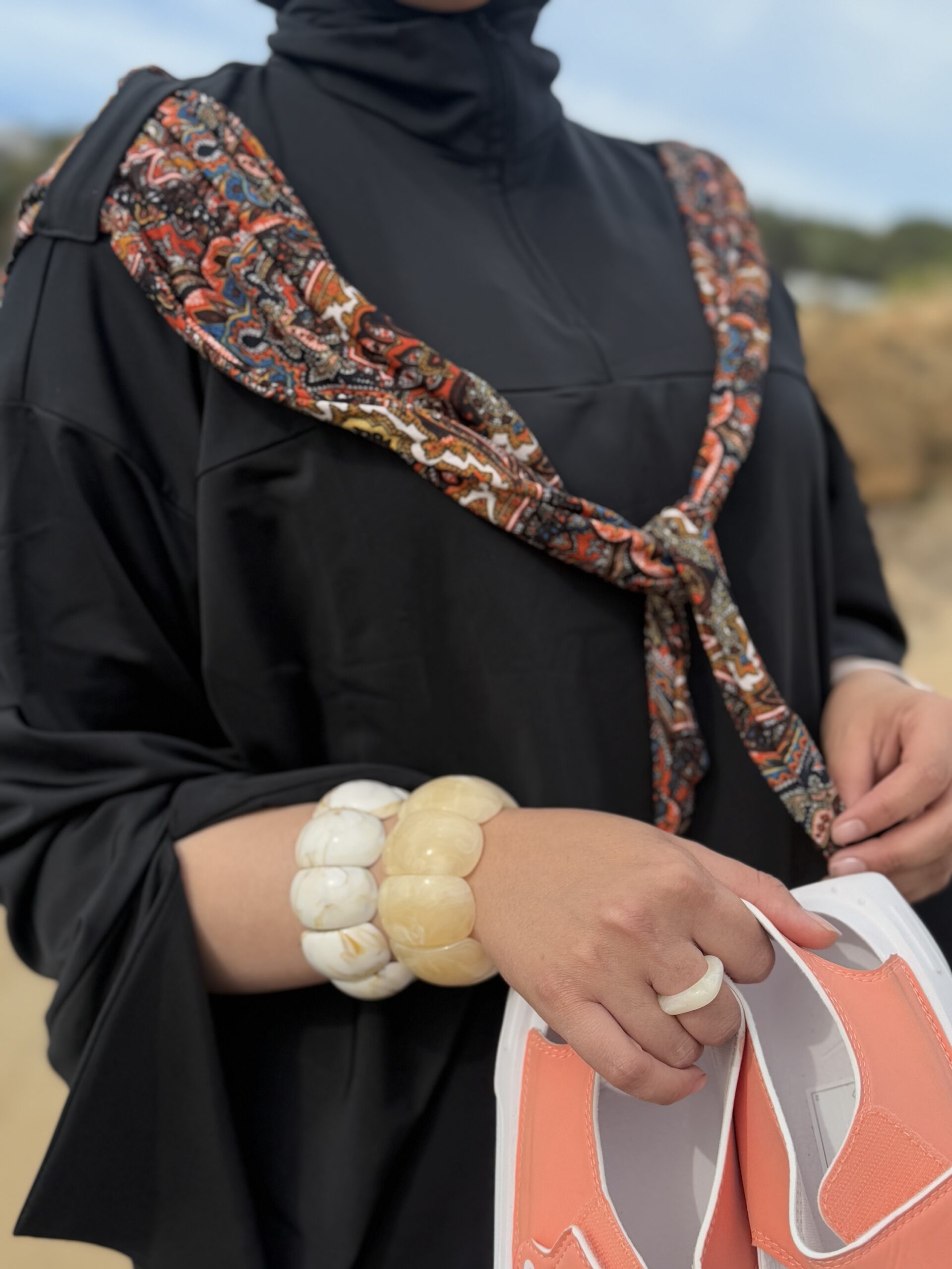 Burkini carré basic NOIR