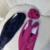 Turban de plage rose fuchsia