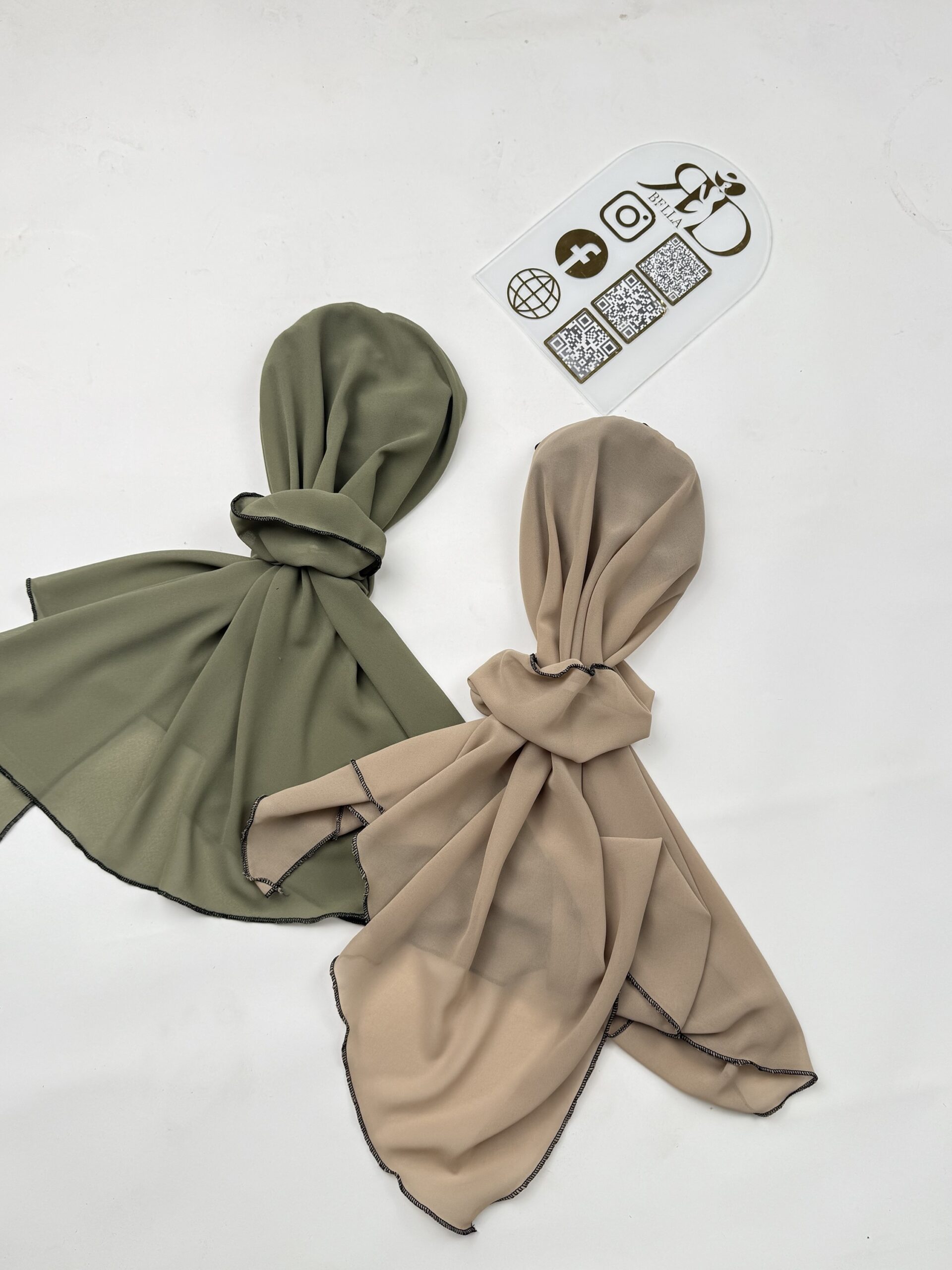 Alternative view of Turban  Beige uni