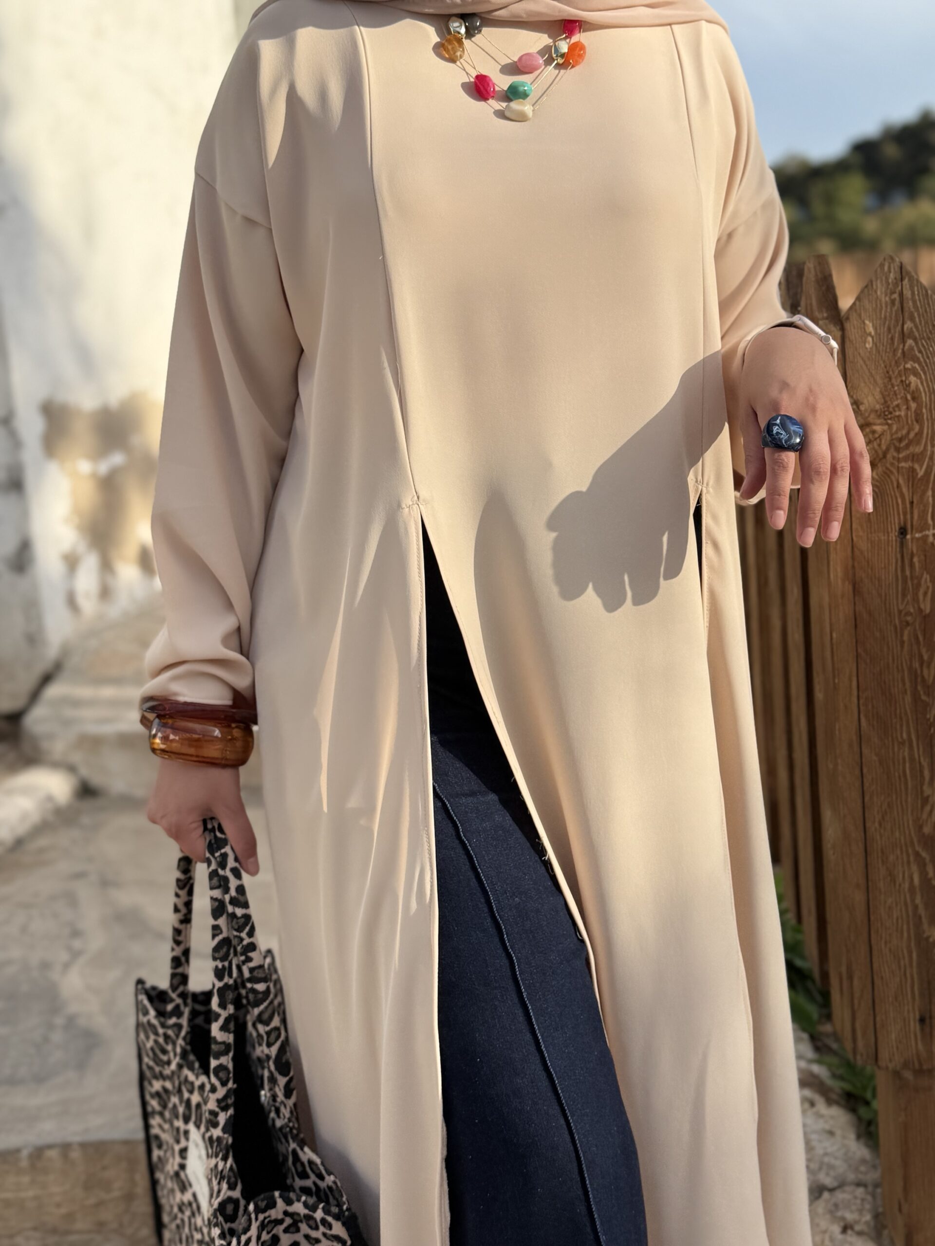 Tunique coréenne beige – Image 4