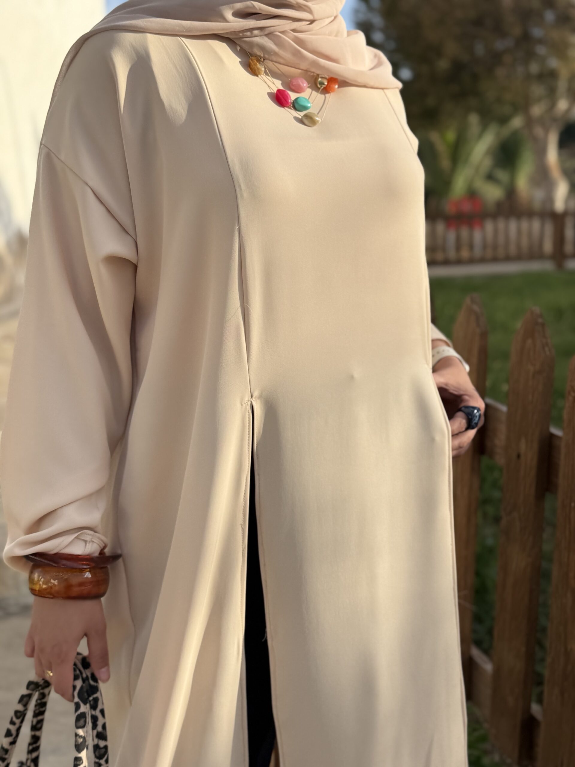 Tunique coréenne beige